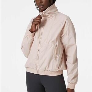 HELLY HANSEN | Light Pink Desire Wind Jacket Funnel Neck | Extra Large
